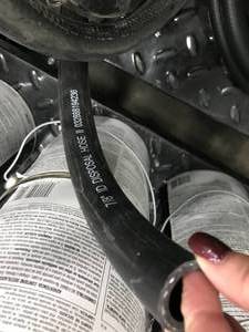 lot 118 image: 78 Washer Hose Black
