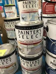 lot 145 image: PAINTERS SELECT SPECIALTY PAINT