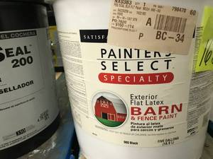 lot 168 image: PAINTERS SELECT SPECIALTY PAINT