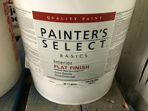 lot 184 image: PAINTERS SELECT SPECIALTY PAINT