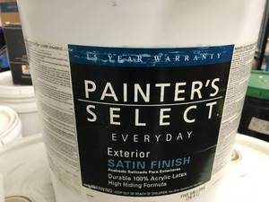 lot 203 image: PAINTERS SELECT EVERYDAY PAINT