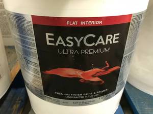 lot 213 image: EASY CARE FLAT INTERIOR PAINT