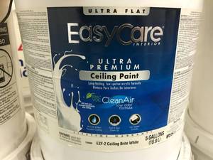 lot 215 image: EASY CARE ULTRA FLAT CEILING PAINT