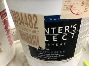 lot 217 image: PAINTERS SELECT, EXTERIOR PAINT