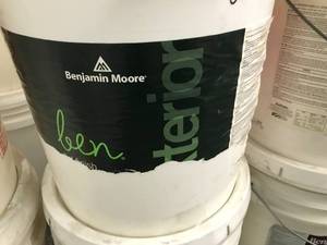 lot 221 image: BENJAMIN MOORE INTERIOR FLAT PAINT
