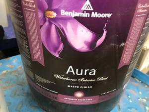 lot 235 image: BENJAMIN MOORE AURA MATTE FINISH