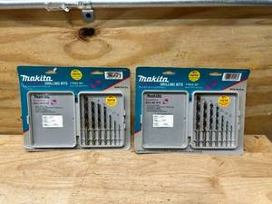 MAKITA Lot of 2- Ultrafast 7 Piece Drill Bit Sets