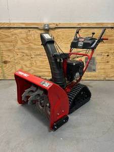 TROY-BILT Storm Tracker 28 in. 277cc Two-Stage Electric Start Gas Snow Blower with Track Drive and Heated Grips