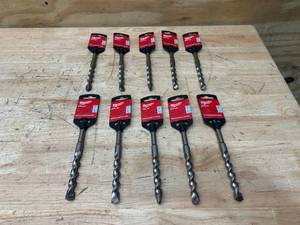 MILWAUKEE Lot of 10- 12 SDS Bits