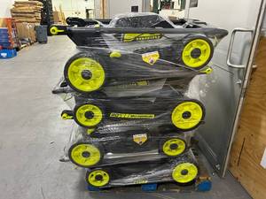 RYOBI Lot of 8- Self Propelled 40v Cordless Lawn Mowers (Mowers Only)