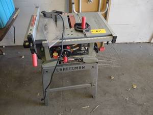 lot 67 image: Craftsman 10 Tablesaw, Works...