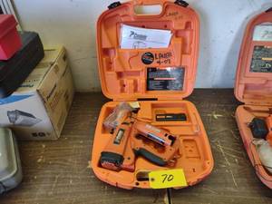 lot 70 image: Paslode 16 ga. Finish Nailer, (1) B...