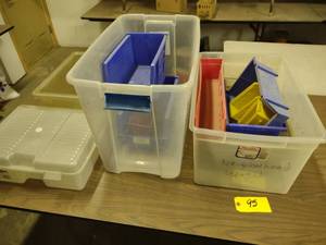 lot 95 image: Assorted Tubs & Bins...