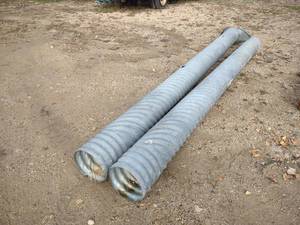 lot 47 image: (2) Galvanized Culverts, 12 x 16 ...