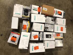 Lot of Assorted Digital Door Locks Various Models and Conditions Customer Returns See Pictures