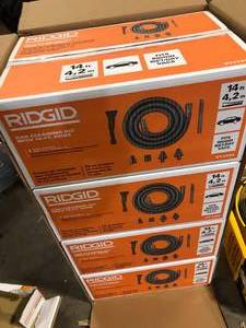 Lot of RIDGID 1-14 in. Car Cleaning Accessory Kit with 14-ft Hose for RIDGID WetDry Shop Vacuums  Customer Returns See Pictures