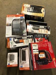 Lot of Assorted  Heaters Various Models and Conditions   Customer Returns See Pictures