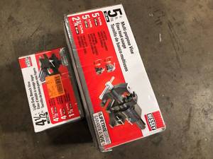 Lot of Assorted Bench Vise Tool Various Sizes and Conditions Customer Returns See Pictures