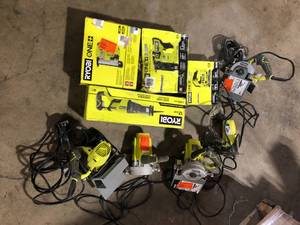 Lot of Assorted Power Tools  and Hardware Various Models and Conditions Customer Returns See Pictures
