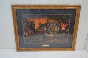 lot 37 image: Gene Stocks Cabin Print