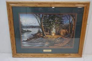lot 38 image: Gene Stocks Wildlife Print