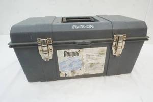 lot 47 image: Stack On Rugged Tool Boxs