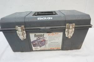 lot 49 image: Stack On Rugged Tool Boxs