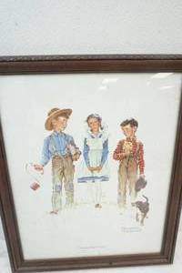lot 69 image: Norman Rockwell  Young Mans Fancy 