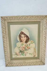 lot 70 image: Young Girl With Flowers