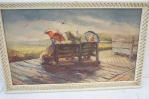 lot 71 image: Seaside Print & Frame