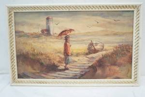 lot 73 image: Seaside Print & Frame