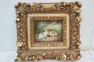 lot 117 image: 2 Rabbits By Peter Rose