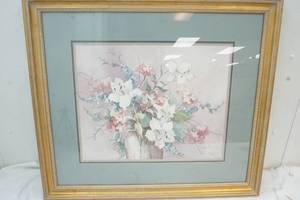 lot 130 image: Flower Print by Barbara Mock 87