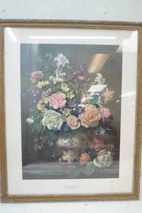 lot 133 image: Iris Narcissi and Roses by Albert Williams