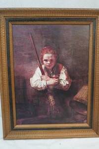 lot 137 image: Girl with Broom 8823 CW