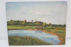 lot 138 image: Oil painting By Polly Vanarsdell