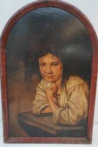 lot 141 image: Boy in a unique frame by ABS