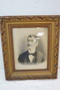 lot 153 image: A man old wood frame