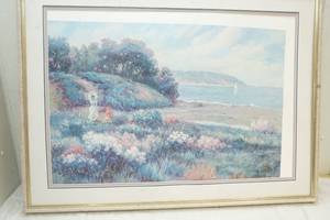 lot 155 image: Large Picture of Ocean by Thomas Ho