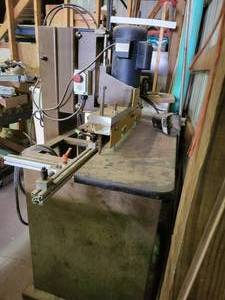 Ritter Manufacturing Inc. Wood Boring Machine   Serial #749   Volts-220   Model R-191-1