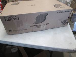 lot 23 image: General Supply 203 Centerpull Towel...