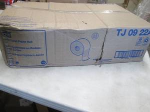 lot 24 image: Tork Jumbo Toilet Paper Roll White ...