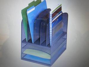lot 83 image: Safco Products 3266BL Onyx Mesh 5 S...