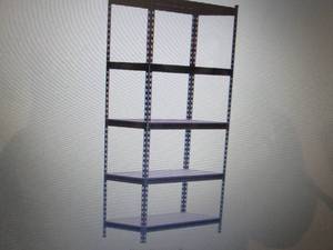 lot 98 image: Black 5-Tier Boltless Tier Height A...