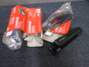 lot 132 image: 4 Open Box Black Staplers...