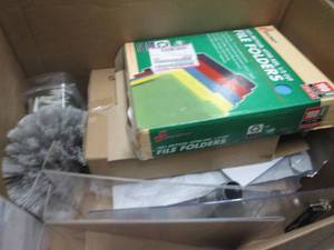 lot 134 image: Box of Assorted Office Products...