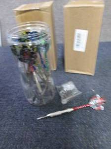 lot 136 image: 3 - 12pks Steel Tip Darts with Case...