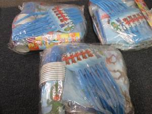 lot 178 image: 3 PJ Masks Party Sets...