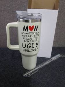 lot 182 image: 40 oz Mom Tumbler...