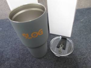 lot 190 image: 2 Large Slog Insulated Coffee Mugs...